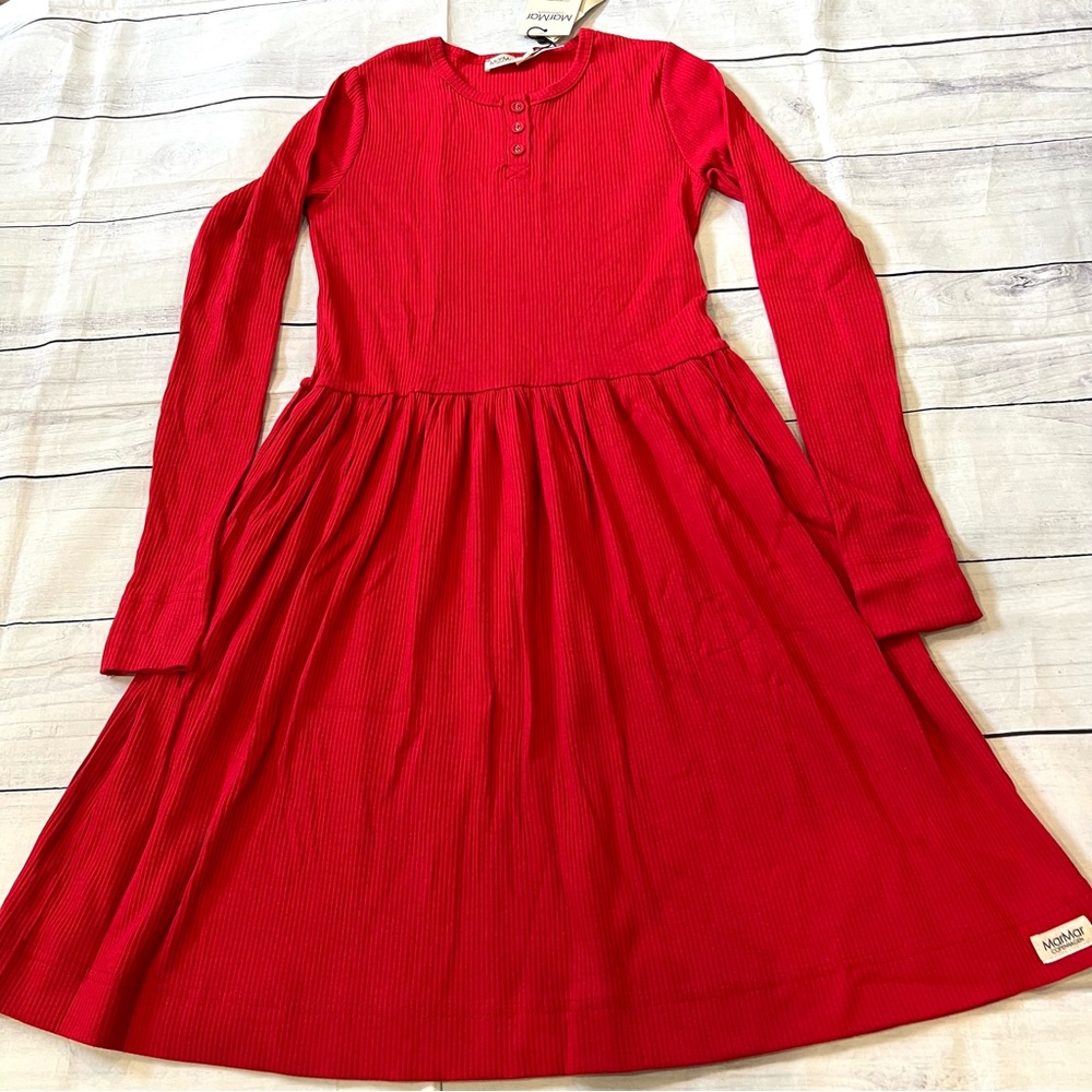 🆕NWT Marmar Copenhagen Red Ribbed Dress